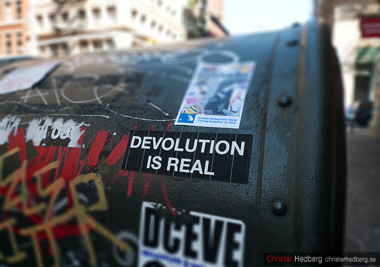 Devolution is real @ Lower East Side. Foto: Christer Hedberg | christerhedberg.se