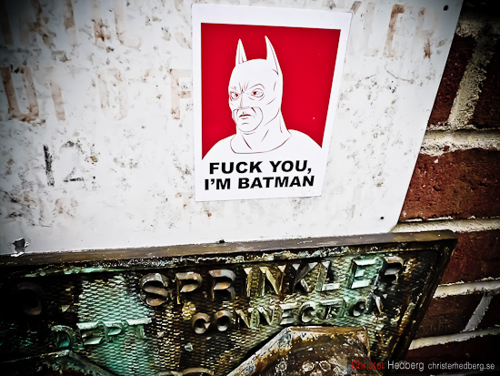 Fuck you. I'm Batman. Foto: Christer Hedberg | christerhedberg.se