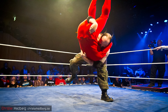 GBG Wrestling: Teen Wolf vs Huckleberry Sinn vs Nifelwarg. Foto: Christer Hedberg | christerhedberg.se