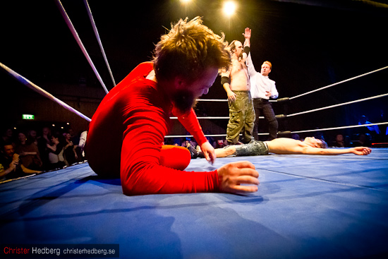 GBG Wrestling: Teen Wolf vs Huckleberry Sinn vs Nifelwarg. Foto: Christer Hedberg | christerhedberg.se