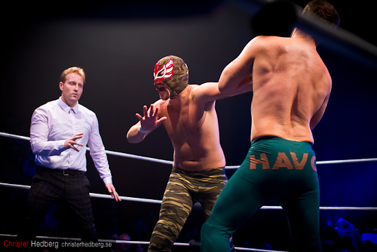GBG Wrestling: Aguila Roja vs Hank Havoc. Foto: Christer Hedberg | christerhedberg.se