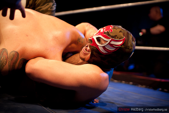 GBG Wrestling: Aguila Roja vs Hank Havoc. Foto: Christer Hedberg | christerhedberg.se