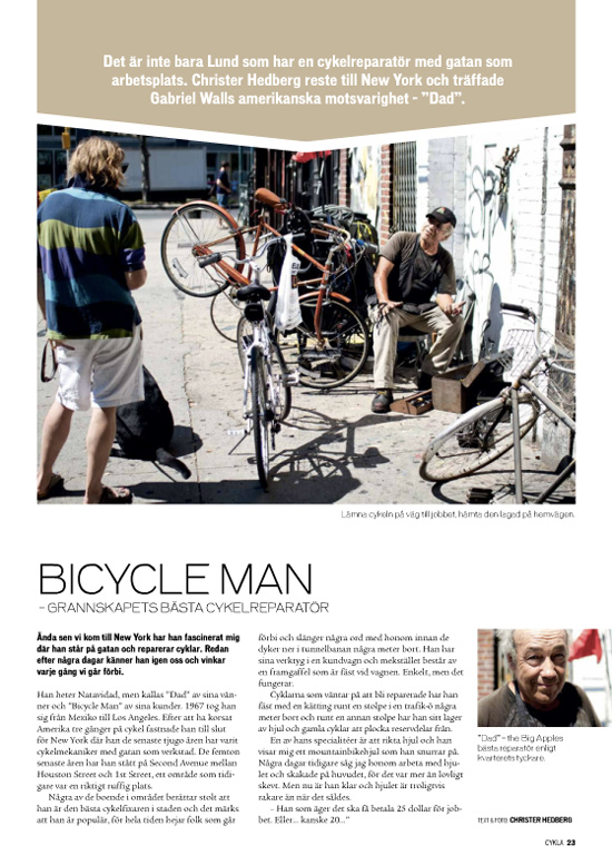 Bicycle Man. Foto: Christer Hedberg | christerhedberg.se