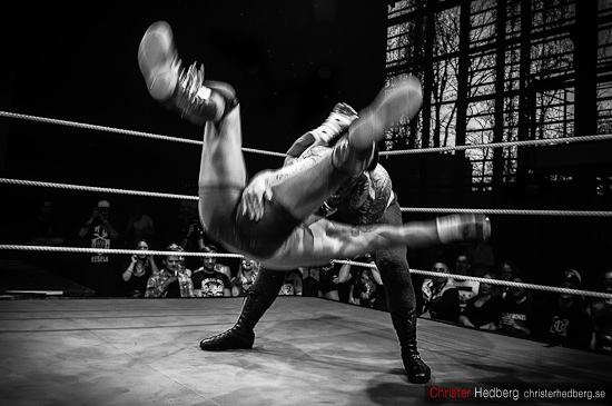 Steinbolt & Don Kalif vs Jenny SjÃ¶din & Manimal @ GBG Wrestling. Foto: Christer Hedberg | christerhedberg.se