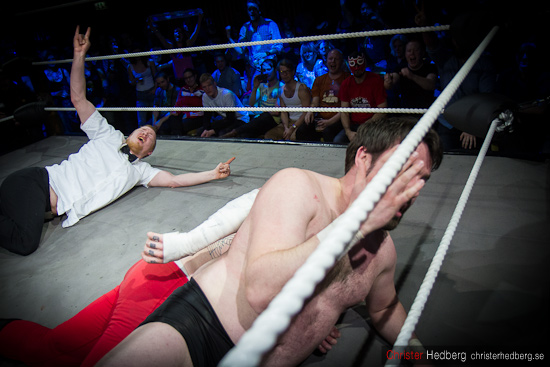 GBG Wrestling: Conny Mejsel vs Andersson. Foto: Christer Hedberg | christerhedberg.se