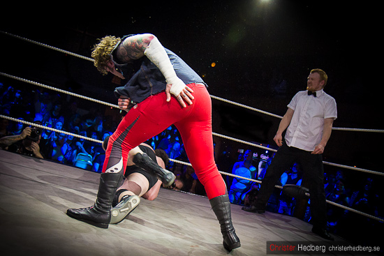 GBG Wrestling: Conny Mejsel vs Andersson. Foto: Christer Hedberg | christerhedberg.se