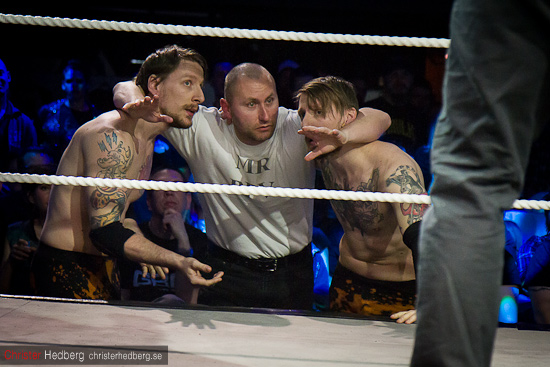 GBG Wrestling: Bad Buddha & Scandinavian Shiva vs Doppelgangsters. Foto: Christer Hedberg | christerhedberg.se