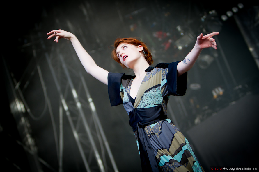 Way Out West '12: Florence + The Machine. Photo: Christer Hedberg | christerhedberg.se