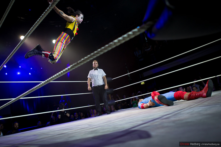 GBG Wrestling: Kid Gorgeous vs. Eddie Vega. Photo: Christer Hedberg | christerhedberg.se