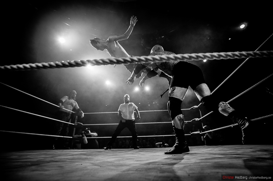 GBg Wrestling: Masters of the Mystical Arts vs Nifelwarg & Teen Wolf. Photo: Christer Hedberg | christerhedberg.se
