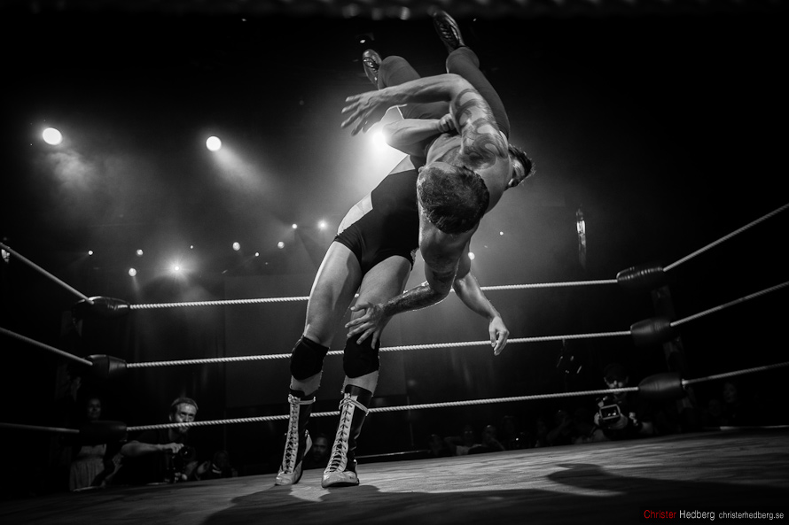 GBG Wrestling: Hank Havoc vs. Steinbolt. Photo: Christer Hedberg | christerhedberg.se