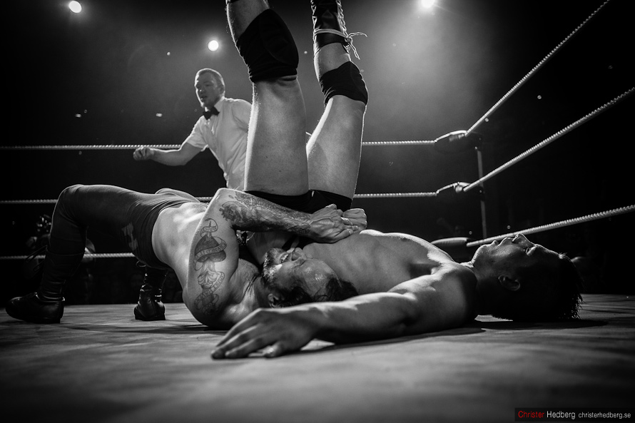 GBG Wrestling: Hank Havoc vs. Steinbolt. Photo: Christer Hedberg | christerhedberg.se