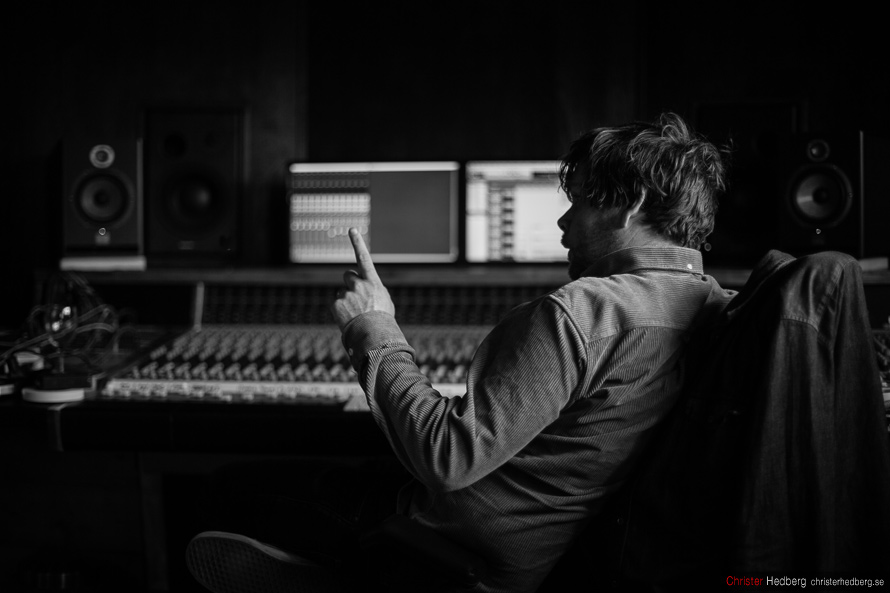 Moonlight Wranglers recording at Welfare Sounds Studio. Photo: Christer Hedberg | christerhedberg.se