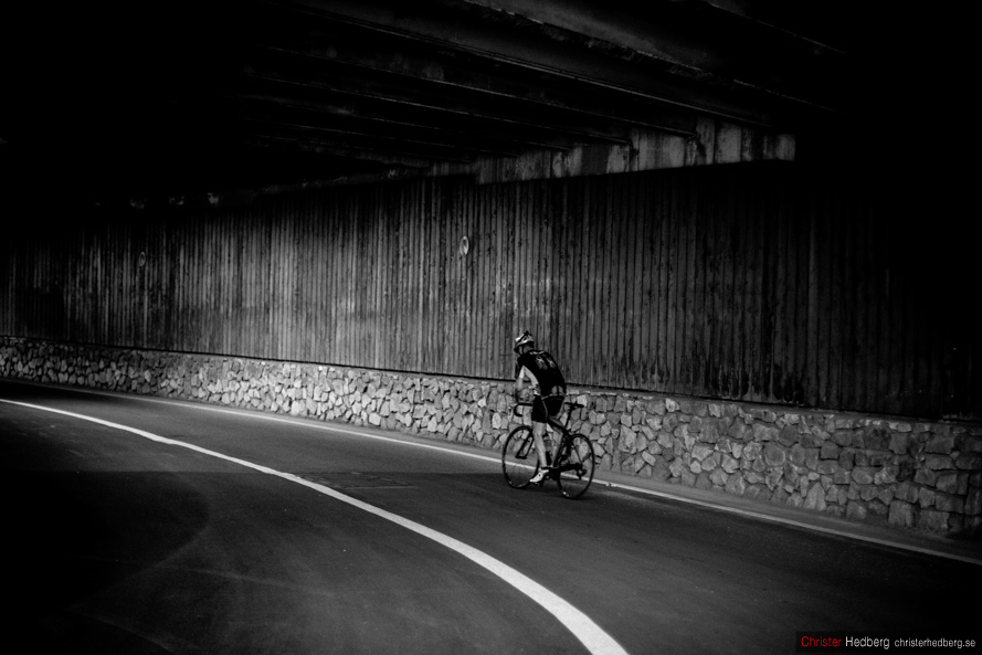 Tour de France 2013: The Alpe d'Huez tunnel. Photo: Christer Hedberg | christerhedberg.se