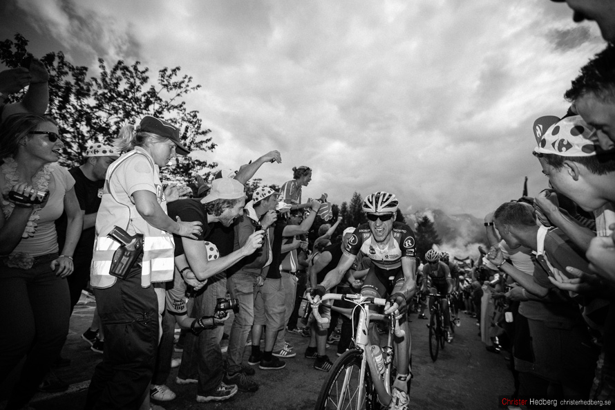 Tour de France 2013: Jens Voigt on Alpe d'Huez. Photo: Christer Hedberg | christerhedberg.se