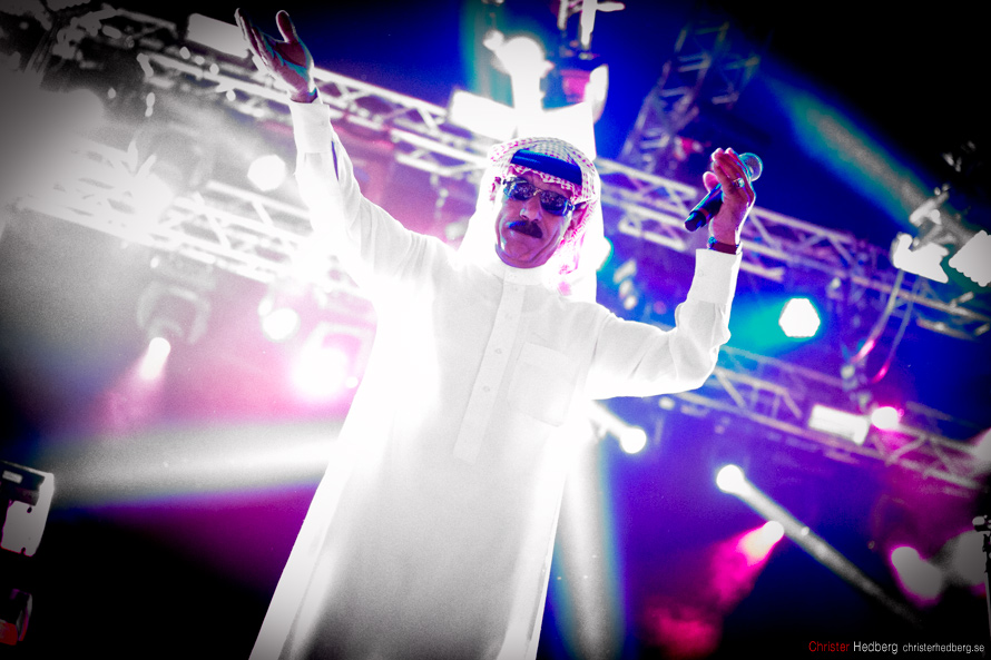 Omar Souleyman at Way Out West 2013. Photo: Christer Hedberg | christerhedberg.se