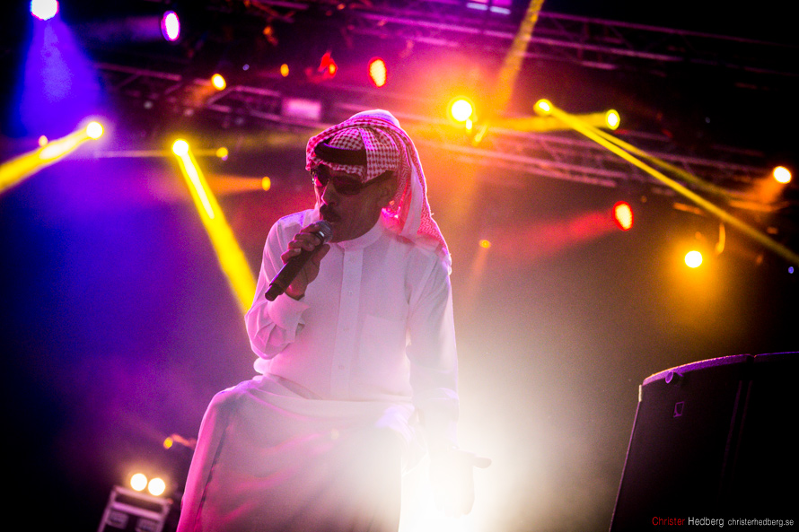 Omar Souleyman at Way Out West 2013. Photo: Christer Hedberg | christerhedberg.se